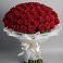 Букет 101 Красная роза Блэк Мэджик в Восходе Республики Крым