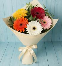 Букет цветов из:  Герберы в Восходе Республики Крым