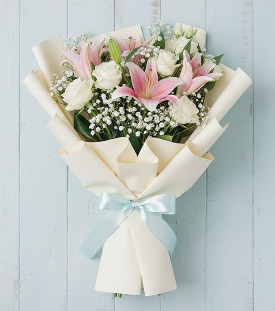 Букет цветов из: Лилии в Восходе Республики Крым