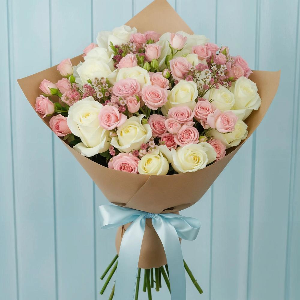 Букет цветов из: Розы в Восходе Республики Крым