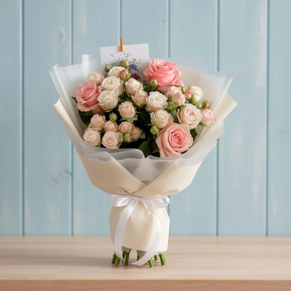 Букет цветов из: Розы в Восходе Республики Крым