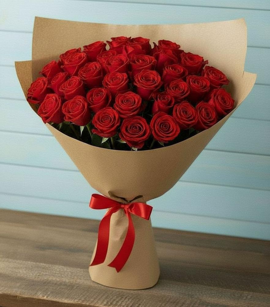 Букет Красные розы Милано в Восходе Республики Крым
