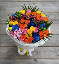 Букет цветов из:  Розы и Хризантемы #REPLACE_PRED# Восходе Республики Крым