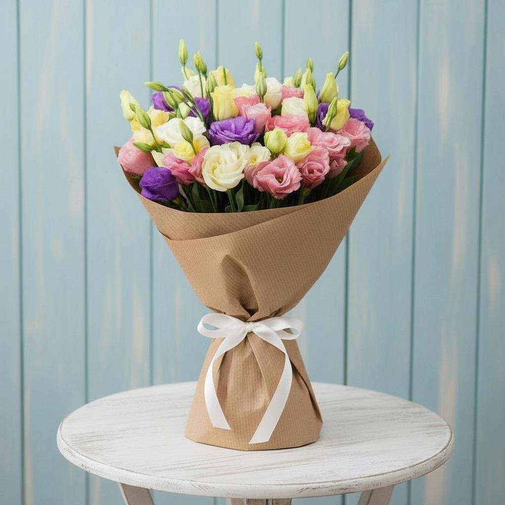 Букет цветов из: Лизиантусы в Восходе Республики Крым