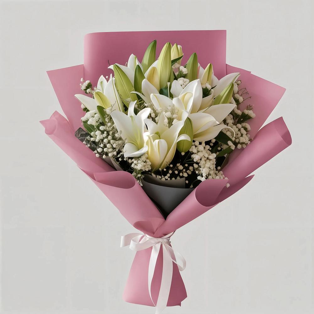 Букет цветов из: Лилии в Восходе Республики Крым