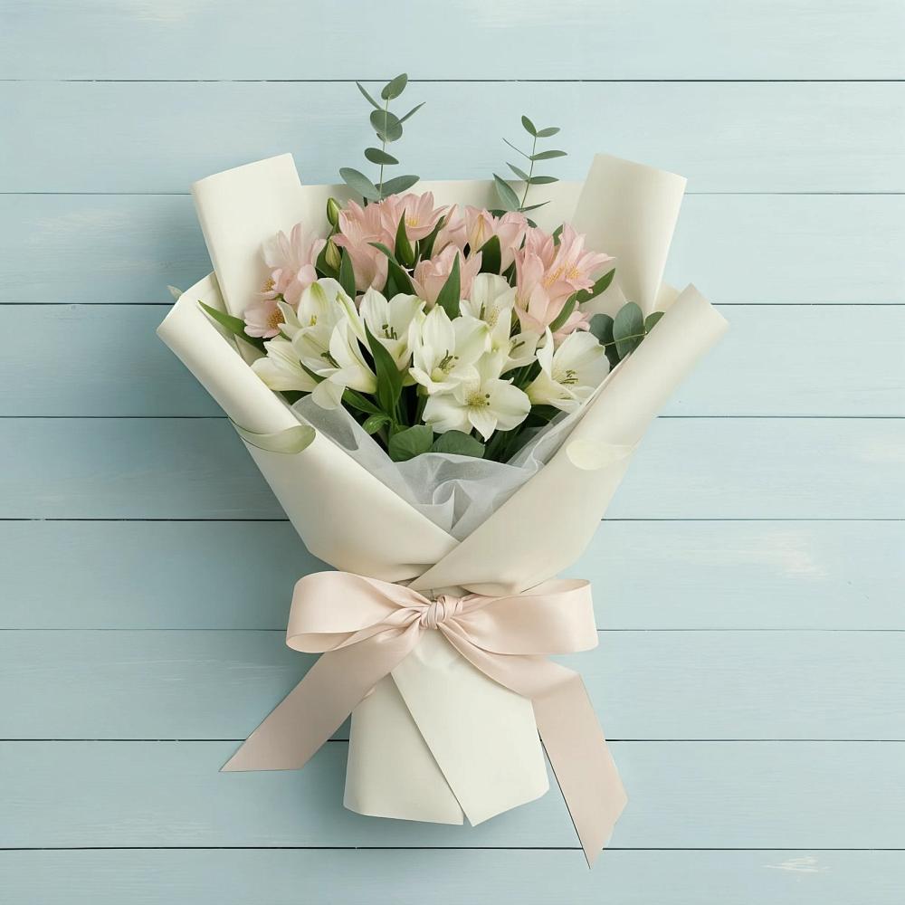 Букет цветов из: Альстромерии в Восходе Республики Крым