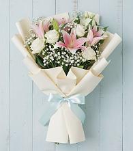Букет цветов из:  Лилии в Восходе Республики Крым